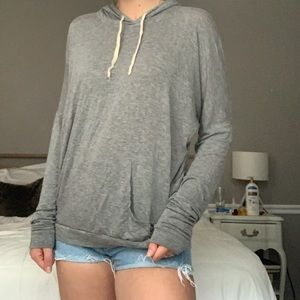 Brandy Melville grey light hoodie